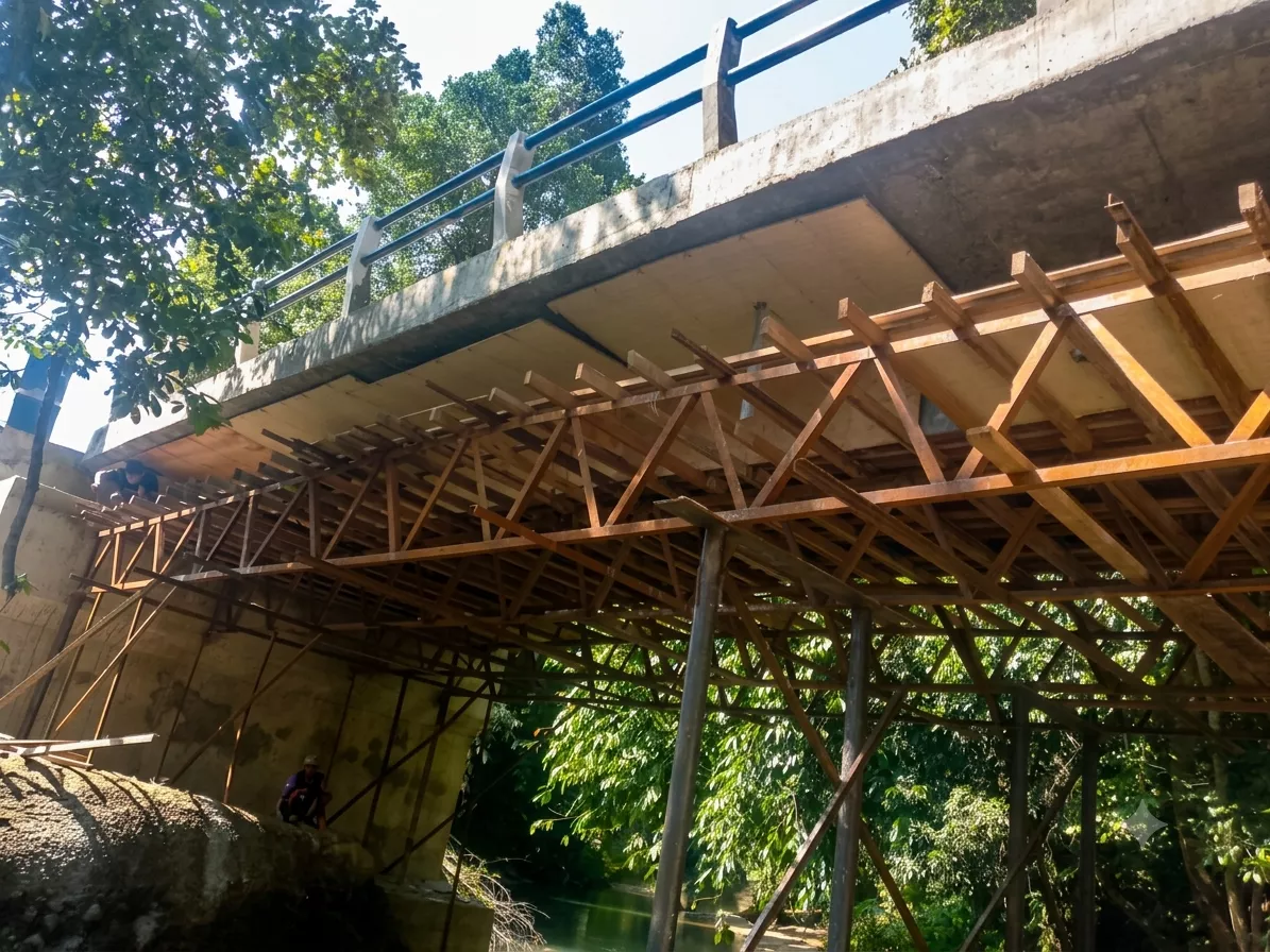 Pekerjaan Pembangunan Jembatan SJE 3 di PT Agro Muko